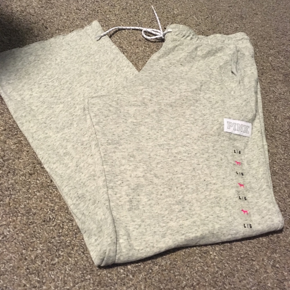 NWT VS PINK boyfriend sweatpants size L